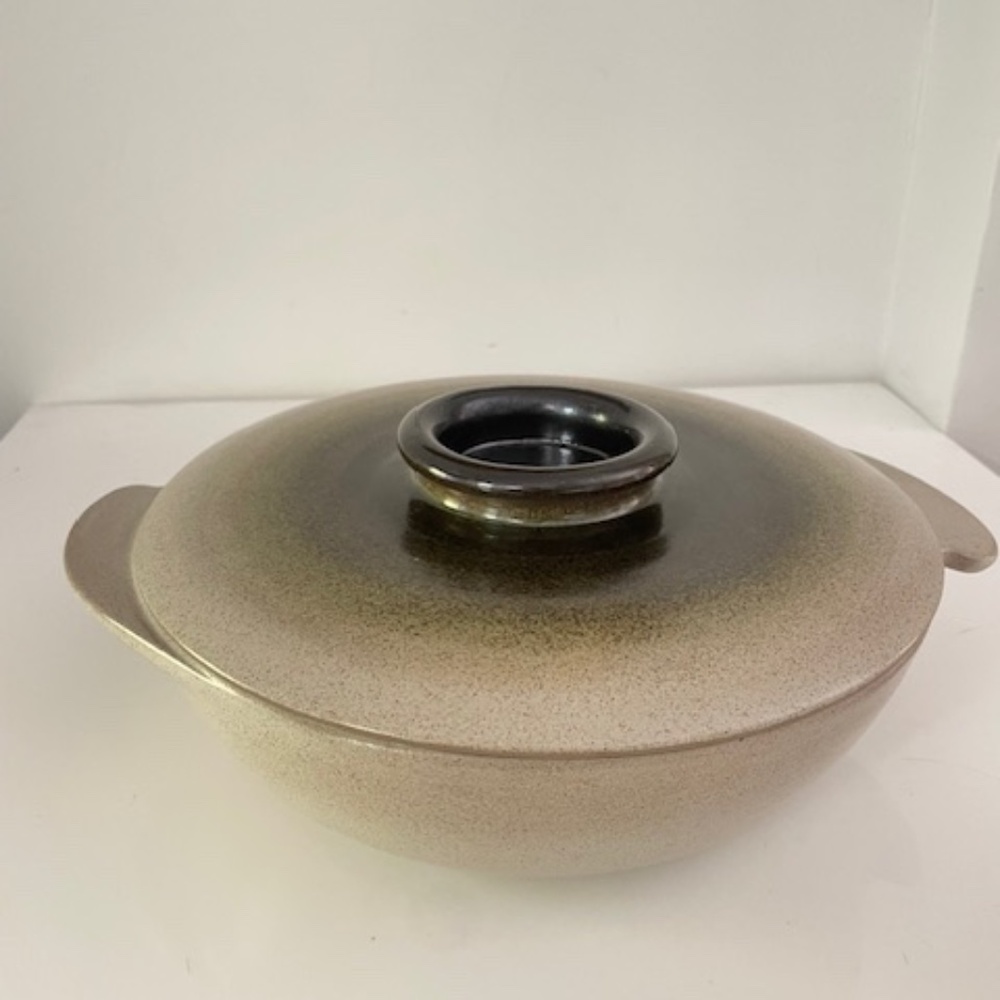 Heath Ceramics Sea & Sand Covered Dish